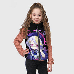 Детский жилет Ци Ци, Genshin Impact, цвет: 3D-светло-серый — фото 2