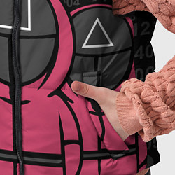 Детский жилет SQUID GAME: ФИГУРКИ СТРАЖЕЙ, цвет: 3D-светло-серый — фото 2