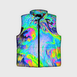 Детский жилет ААА яркий узор, цвет: 3D-красный