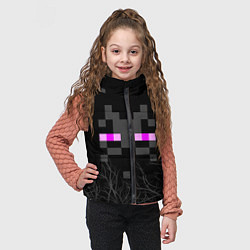 Детский жилет ЭНДЕРМЕН МАЙНКРАФТ MINECRAFT, цвет: 3D-черный — фото 2