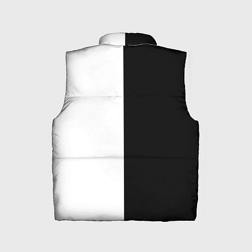 Детский жилет Black and white чб / 3D-Черный – фото 2