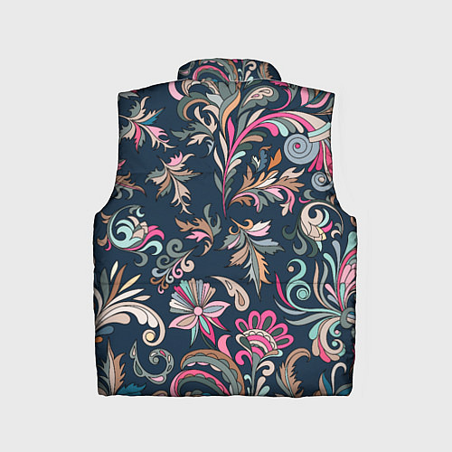 Детский жилет Холодная хохлома / 3D-Черный – фото 2
