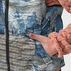 Детский жилет Пэчворк Рваная ткань Hype, цвет: 3D-черный — фото 2