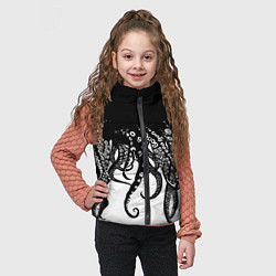 Детский жилет В щупальцах осьминога, цвет: 3D-светло-серый — фото 2