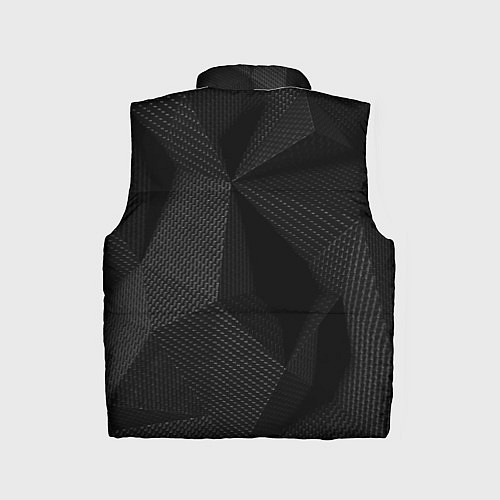 Детский жилет КАРБОН ПОЛИГОНЫ / 3D-Черный – фото 2