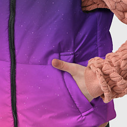 Детский жилет Розовофиолетовый градиент, цвет: 3D-красный — фото 2