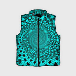 Детский жилет NEON FRACTAL PATTERN