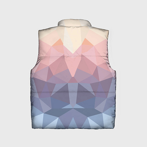 Детский жилет Полигональная свежесть 2022 / 3D-Черный – фото 2