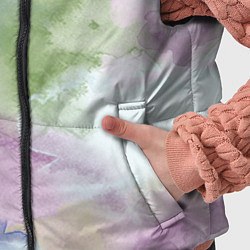 Детский жилет Акварельная текстура, цвет: 3D-светло-серый — фото 2