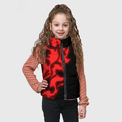 Детский жилет КРАСНЫЙ ЩИТ ПРОКЛЯТЫЙ, цвет: 3D-черный — фото 2