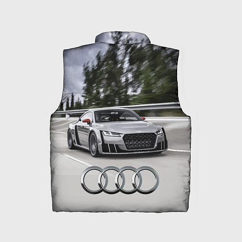 Детский жилет Ауди на скоростном шоссе Audi on the expressway / 3D-Черный – фото 2