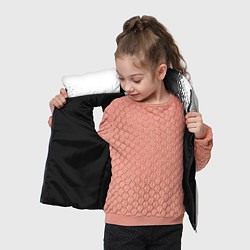 Детский жилет FAIRY TAIL BLACK AND WHITE LOGO, цвет: 3D-черный — фото 2