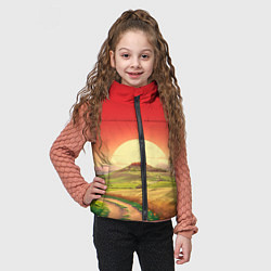 Детский жилет Дорога к солнцу, цвет: 3D-светло-серый — фото 2