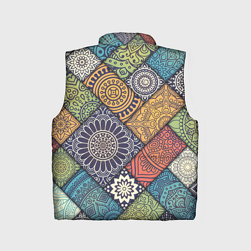 Детский жилет Мандала орнамент / 3D-Светло-серый – фото 2