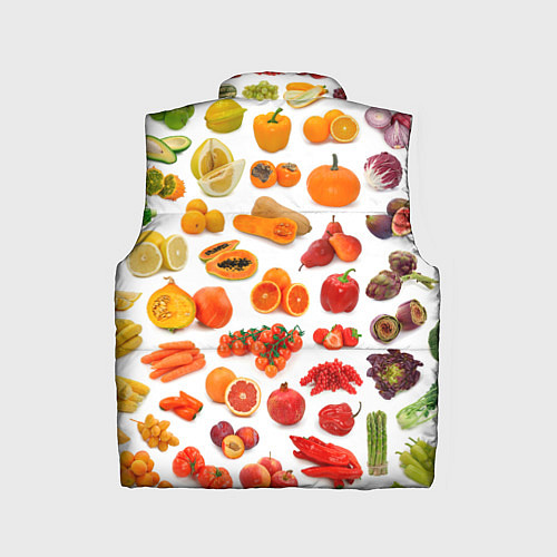 Детский жилет VEGETABLE FRUIT ABUNDANCE / 3D-Красный – фото 2