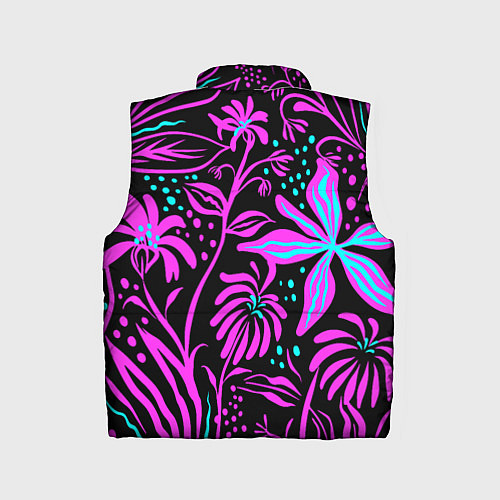 Детский жилет Цветочная композиция Fashion trend / 3D-Светло-серый – фото 2
