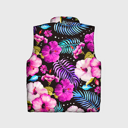 Детский жилет Floral pattern Summer night Fashion trend / 3D-Красный – фото 2