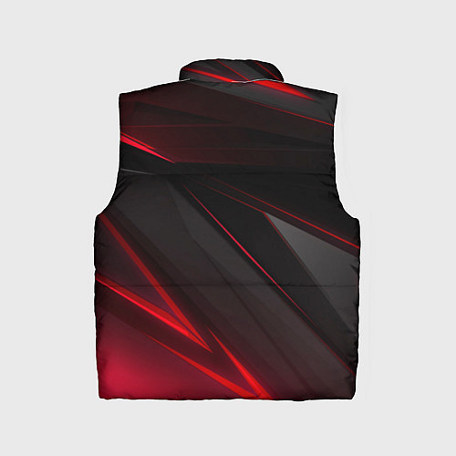 Детский жилет Красно-черный фон / 3D-Черный – фото 2