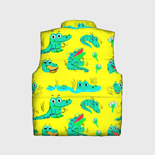 Детский жилет GREEN CROCODILES / 3D-Светло-серый – фото 2