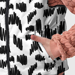 Детский жилет Узор штрихи, цвет: 3D-красный — фото 2