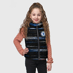 Детский жилет Chelsea челси лого, цвет: 3D-черный — фото 2