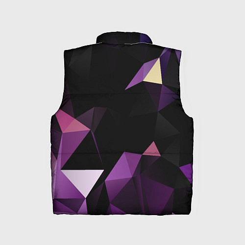 Детский жилет Полигональная магия / 3D-Светло-серый – фото 2