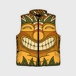 Детский жилет Polynesian tiki LUCKY, цвет: 3D-светло-серый