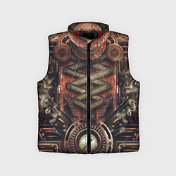 Детский жилет Mechanical device in Steampunk Retro style, цвет: 3D-красный