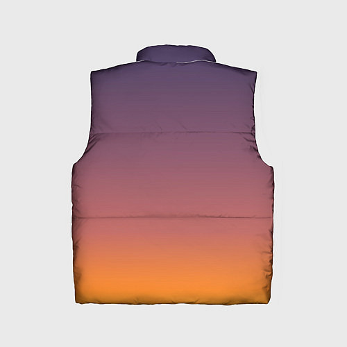 Детский жилет Sunset Gradient / 3D-Черный – фото 2