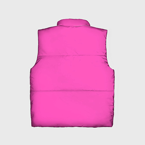 Детский жилет Яркий розовый из фильма Барби / 3D-Черный – фото 2