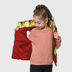 Детский жилет Попугай Корелла Орёт Мем, цвет: 3D-красный — фото 2