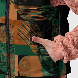 Детский жилет Текстурированный абстрактный, геометрический принт, цвет: 3D-светло-серый — фото 2