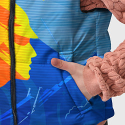 Детский жилет РОССИЯ - СПОРТ - ГЕРБ, цвет: 3D-светло-серый — фото 2