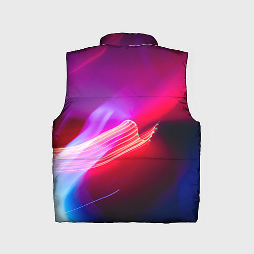 Детский жилет Неоновая палитра цветов - Красный / 3D-Светло-серый – фото 2