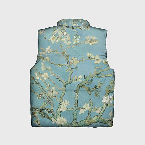 Детский жилет Ван Гог Селфи - Арт Портрет / 3D-Черный – фото 2