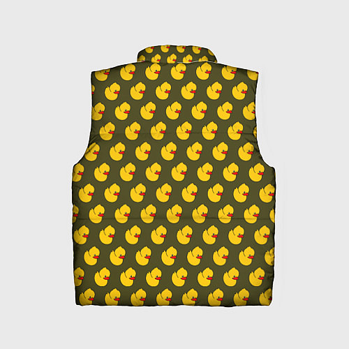 Детский жилет Ути Коричнево-зелёный / 3D-Черный – фото 2