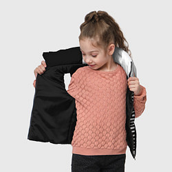 Детский жилет MINIMALISM - BLACK AND WHITE, цвет: 3D-черный — фото 2