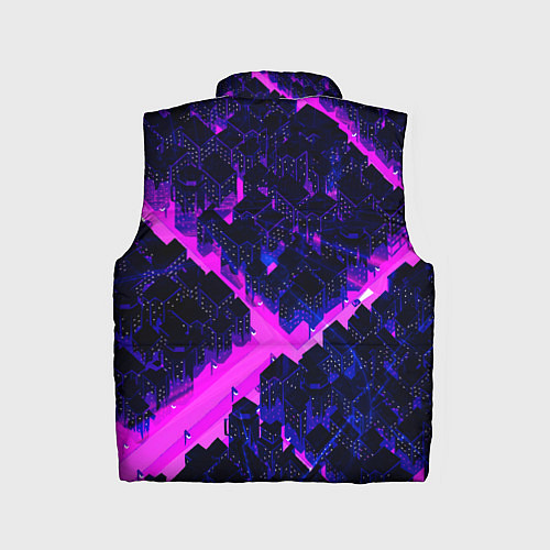 Детский жилет Спящий город / 3D-Черный – фото 2