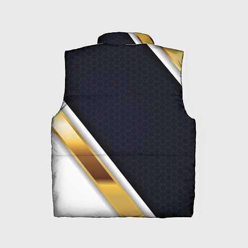 Детский жилет Gold and white Russia / 3D-Красный – фото 2