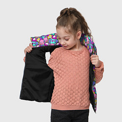 Детский жилет Человечки с наушниками, цвет: 3D-черный — фото 2
