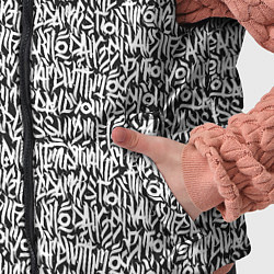 Детский жилет Надпись кистью, цвет: 3D-красный — фото 2