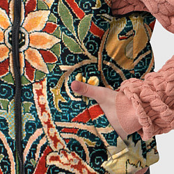 Детский жилет Ковер с птицами, цвет: 3D-светло-серый — фото 2