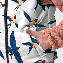 Детский жилет Ласточки парят в небе, цвет: 3D-черный — фото 2