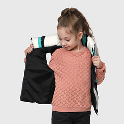 Детский жилет Узоры в стиле граффити, цвет: 3D-черный — фото 2