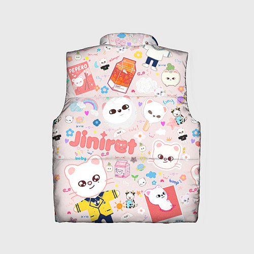 Детский жилет Skzoo Jinniret pattern cartoon avatar / 3D-Светло-серый – фото 2