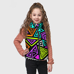 Детский жилет Abstract geometric shapes, цвет: 3D-черный — фото 2