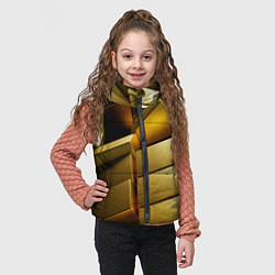 Детский жилет Золото, цвет: 3D-черный — фото 2