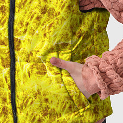 Детский жилет Жёлтый лёд - текстура, цвет: 3D-красный — фото 2