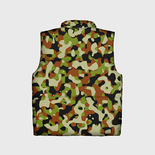 Детский жилет Камуфляж British / 3D-Черный – фото 2