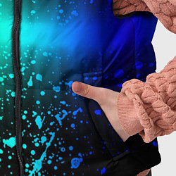 Детский жилет Неоновая абстракция, цвет: 3D-красный — фото 2